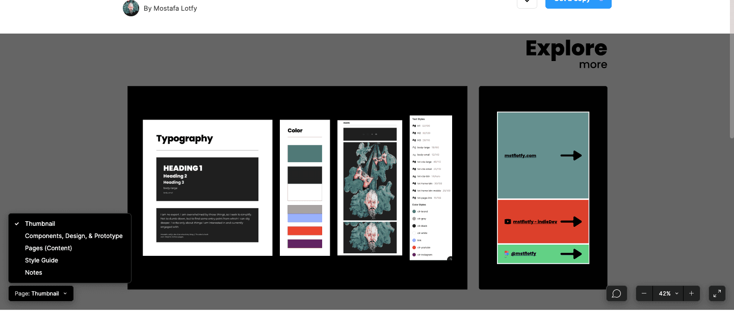 free figma community file. website design and design system in figma.