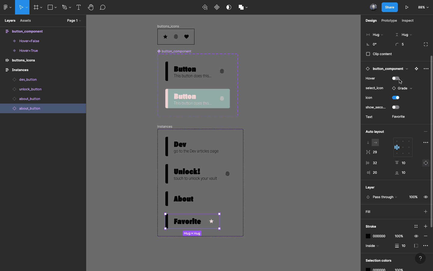 Switch between your Figma variants