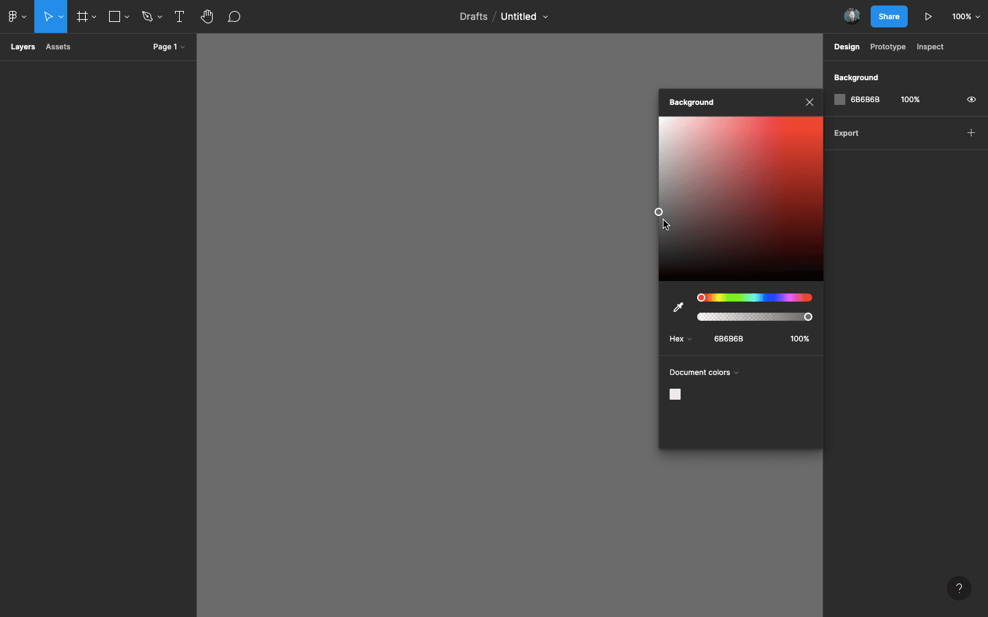 change canvas background color